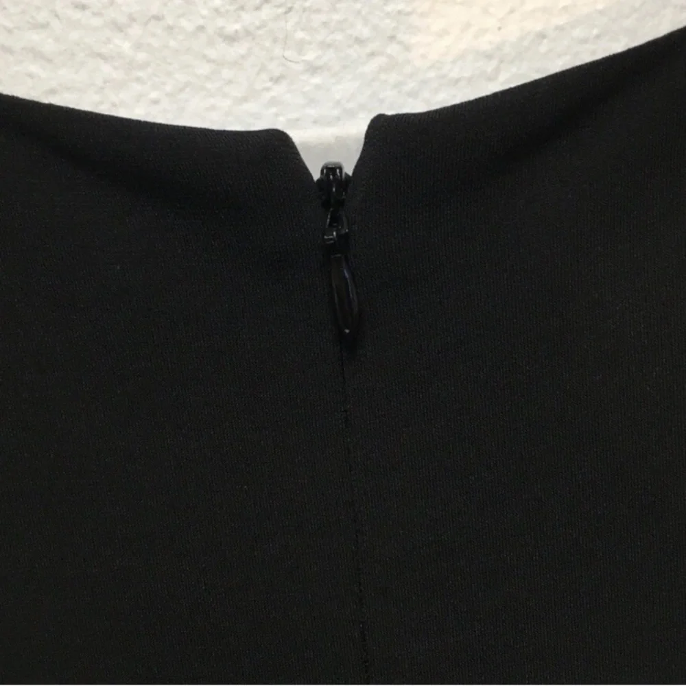 Eliza J Twist Front Wide Leg Stretch Jumpsuit 14 Black Formal Evening Party - Picture 13 of 14